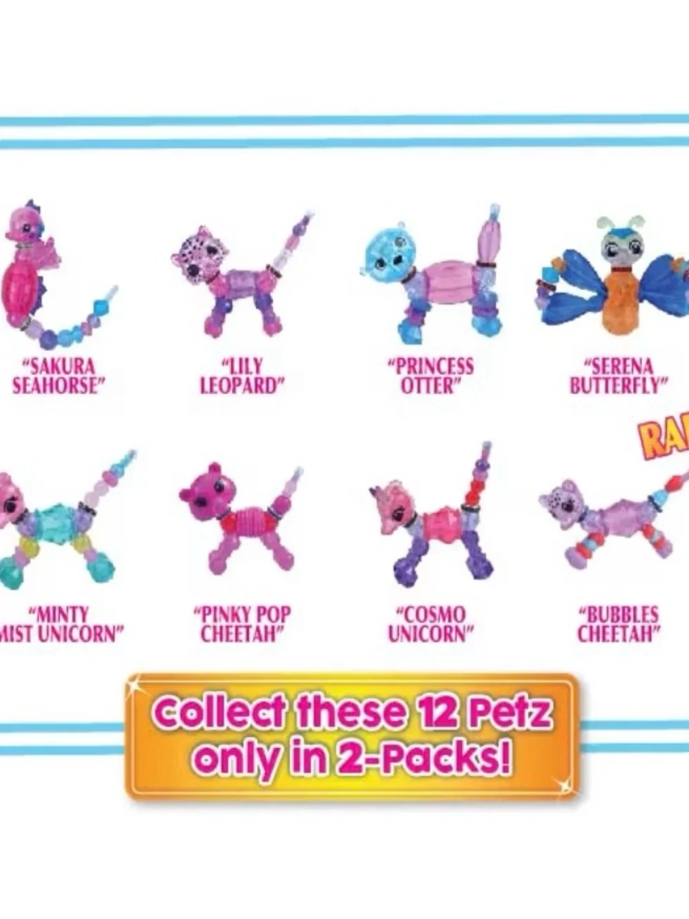Twisty Petz 2-Pack Ticklez Monkey - 2 Collectible Petz: 1 You See, 1 Surprise!